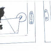 Кот на лежанке