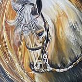 Белая лошадь