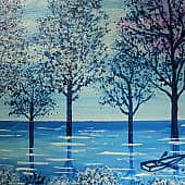 Рассвет после сильного ливня