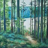 Лесное озеро