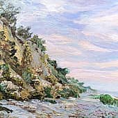 Глиняный склон Азовского моря. Пленэр ZhNataly