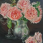 Розы розовые