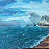 Плещется вода. Набережная, г. Бердянск