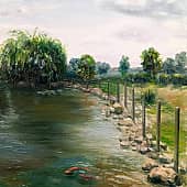 Рыбки в пруду