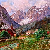 Горный пейзаж.