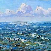 Тучки по небу летили, лодка по морю плыла. Пленэр ZhNataly