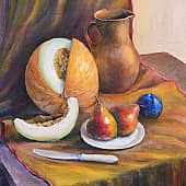 Натюрморт с дыней