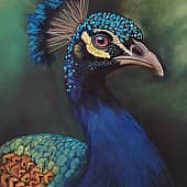 Синий павлин