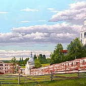 У стен монастыря. (4)