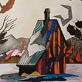 "Заброшенный зимний дом"