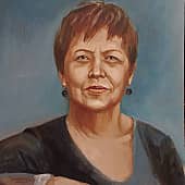 Портрет художницы