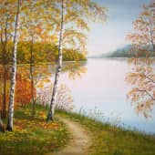 Осенний пейзаж, сюжет 2