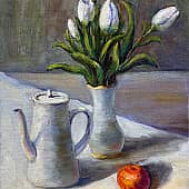 Белые тюльпаны