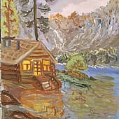 Домик у озера