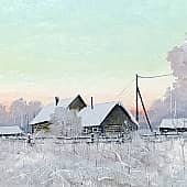 Зимний этюд из цикла "Теребейские мотивы"