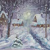 Вечер зимний