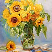 Букет подсолнухов