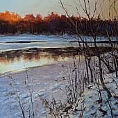 Вечерний пейзаж (Этюд)