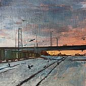 Рассвет. Холст 1