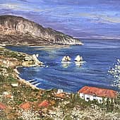 Вид на Аю-Даг весной