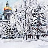 Волшебный зимний парк