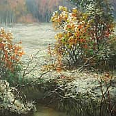 Осенний снег