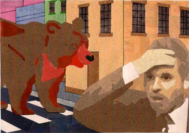Русский медведь и иностранец