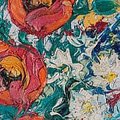 Картина Сила чувств Натюрморт с цветами живопись Екатерина Лебедева художник (2), художник Екатерина Лебедева