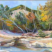 Река Мезыбь. Маркхот. Лето на Кавказе. Пленэр ZhNataly