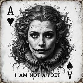 иллюстрация к стиху " Я не поэт "