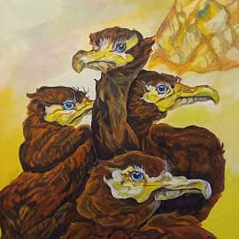 Бакланы. Вечер.