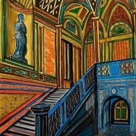 Дворцовая лестница. Скетч.