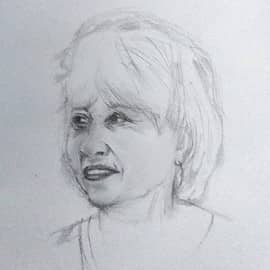 Взгляд . Зарисовка