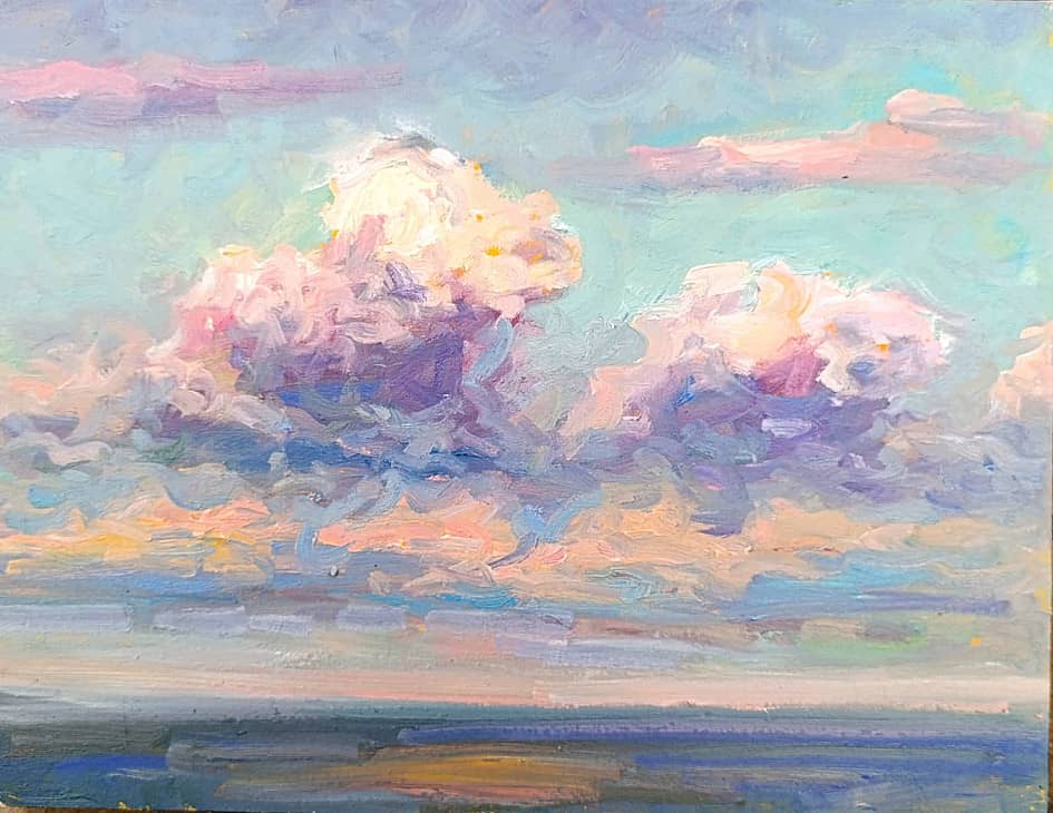 Розовые облака. Пленэр ZhNataly