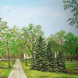 Летний пейзаж 3