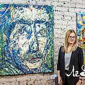 Картина Мыслитель Портрет мужчины живопись Екатерина Лебедева художник (8), художник Екатерина Лебедева