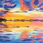 Красочный закат