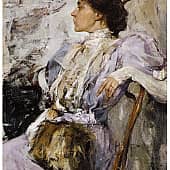 Трудный разговор (1), художник Елена В.К.