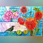 Райский сад. (1), художник Елена Наумова