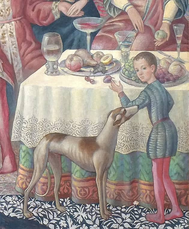 Триптих Эмблема Сословий: Соблазн. (фрагмент картины)