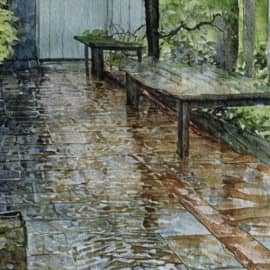 Картина "После дождя".