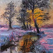 Снежный закат