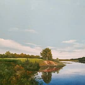 Летний вечер на Вычегде