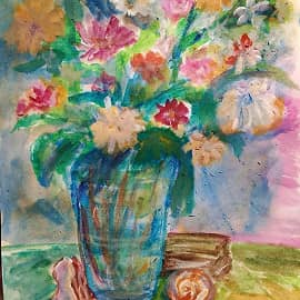 Цветы и ракушки