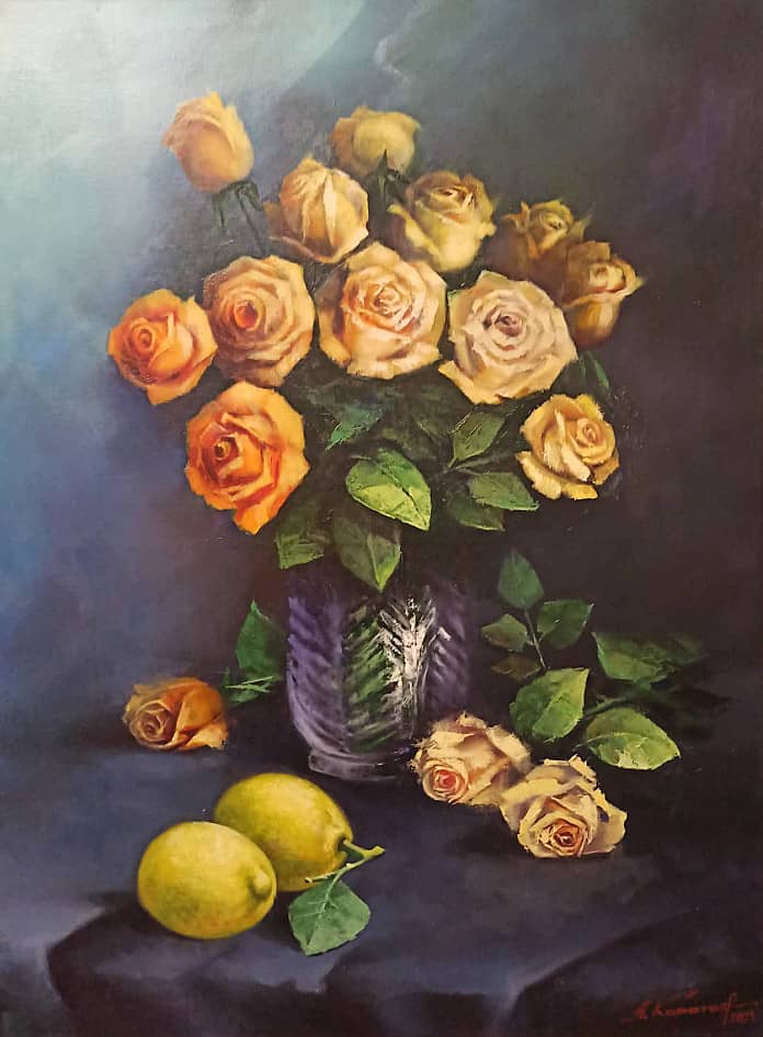 натюрморт с розами