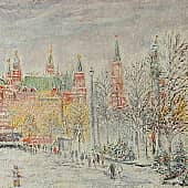 Москва зимой