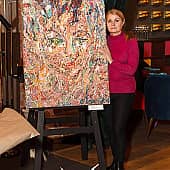 Картина Вихрь чувств Абстрактное лицо девушки Екатерина Лебедева художник (6), художник Екатерина Лебедева