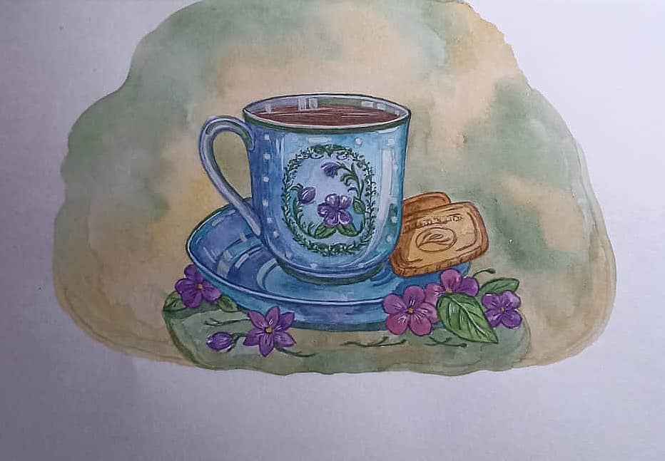 Чай с печеньем