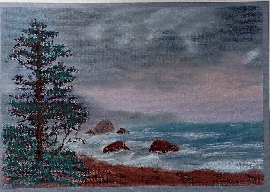 Тучи над побережьем