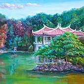 В японском парке